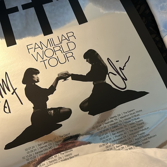 🎶SIGNED Crosses 2024 Tour Poster🎶 - Picture 2 of 5
